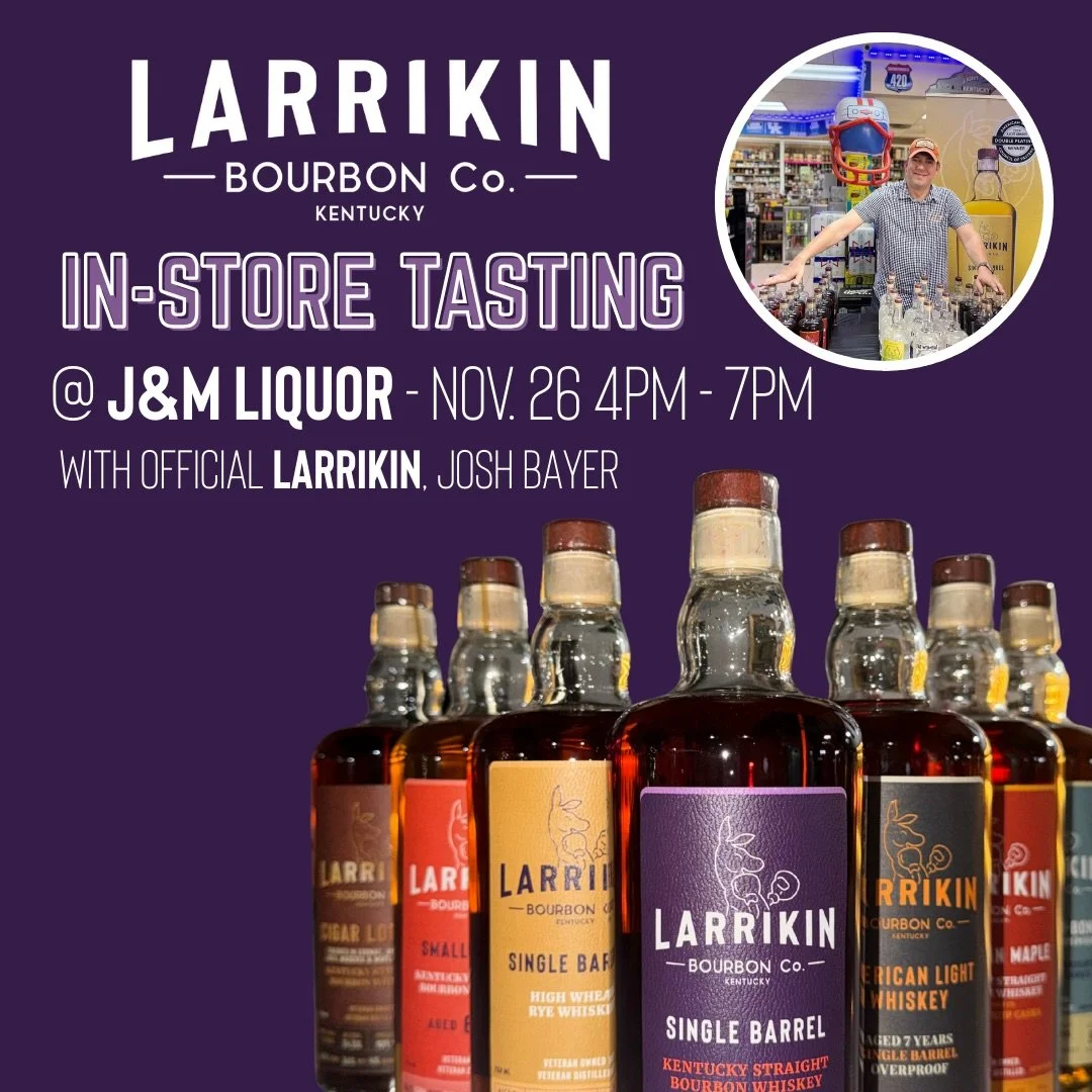 There are lots of In-Store tastings happening TONIGHT! Come out and grab a bottle to share tomorrow 🥃 

📍J&amp;M Liquor - 1832 Main St, Paris, Ky 40361
📍John O&rsquo;s Roanoke - 111 Roanoke Dr, Elizabethtown, Ky 42701
📍J&rsquo;s Liquor - 1773 A, 