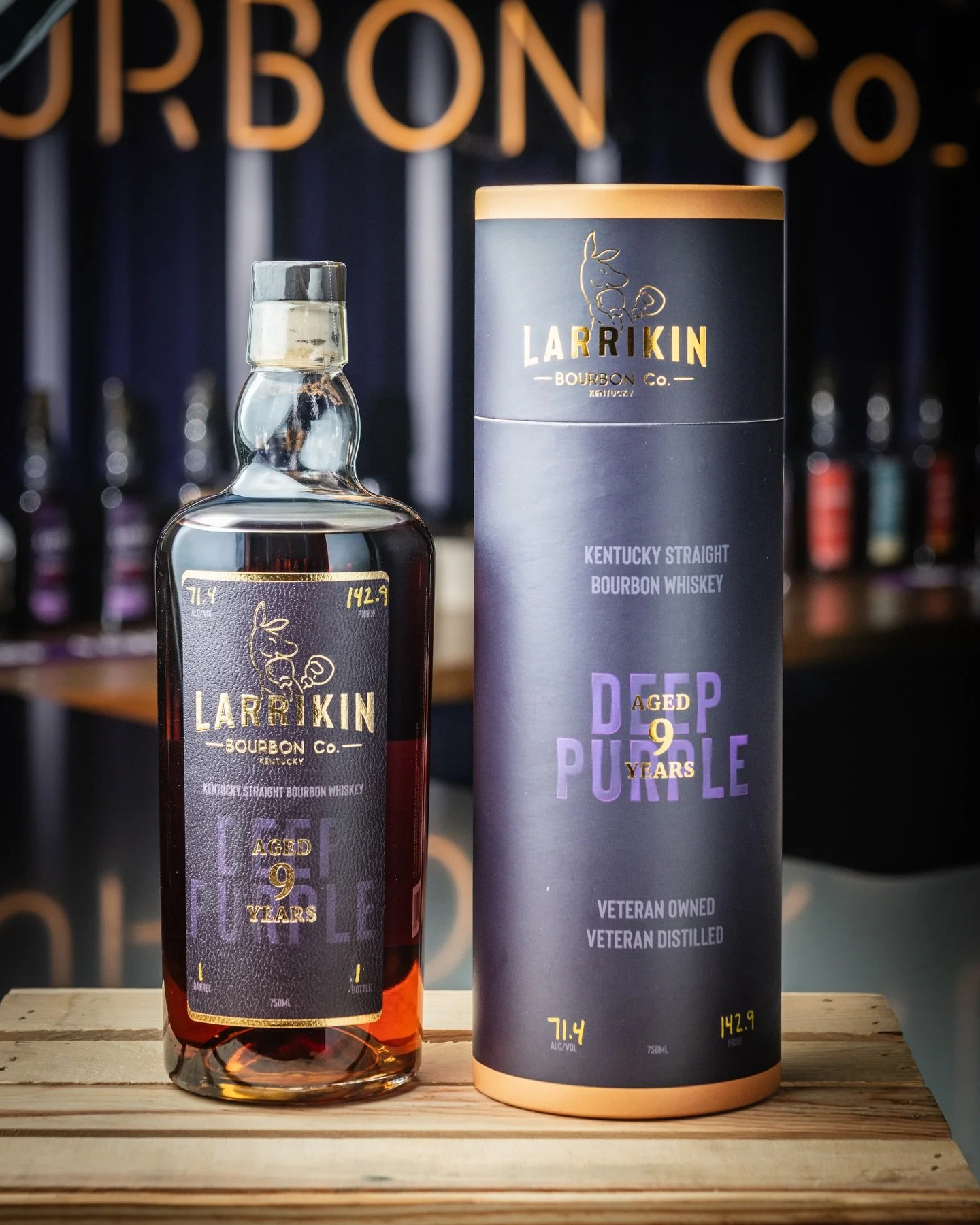 Introducing Deep Purple Batch 4. Aged 9 years, bottled at 132.45 proof, and limited to only 67 bottles. 
30 online. 37 at the Distillery. 

Online Purchasers: To qualify for the purchase of Deep Purple Batch 4 online, simply add any second Larrikin b