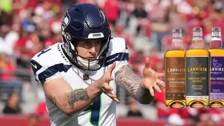 When the Aussie punter, Michael Dickson, wins the Super Bowl and suddenly the Larrikin bottles look like they earned rings too 🏈🇦🇺 

#DicksonDidIt #LarrikinBourbon #BrandAdvocate