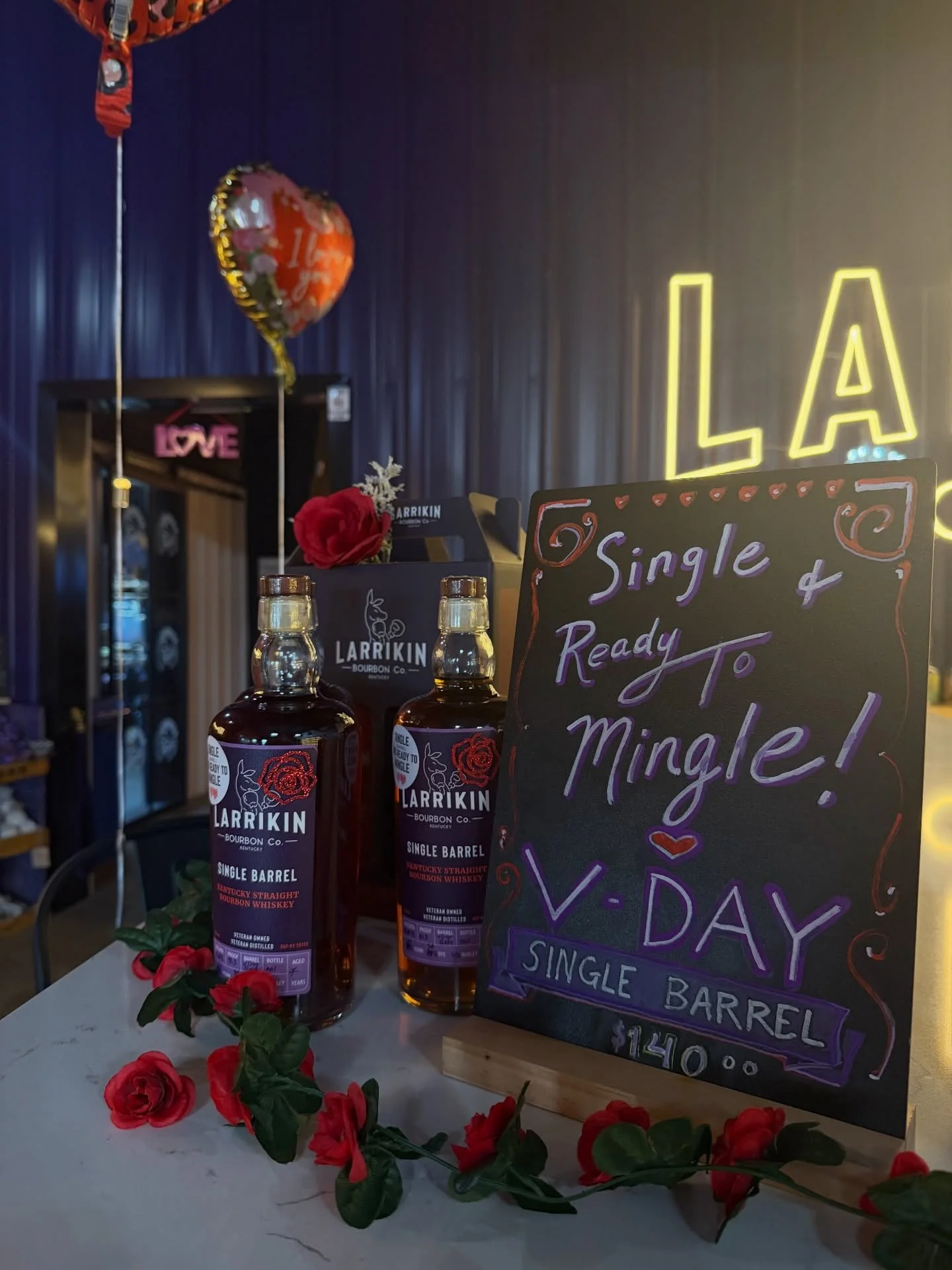 Roses fade. Great bourbon doesn&rsquo;t. 🌹🥃

Valentine&rsquo;s Day Exclusive Single Barrel
91.3 proof | $140

Available today only.
Open 10AM&ndash;5PM.