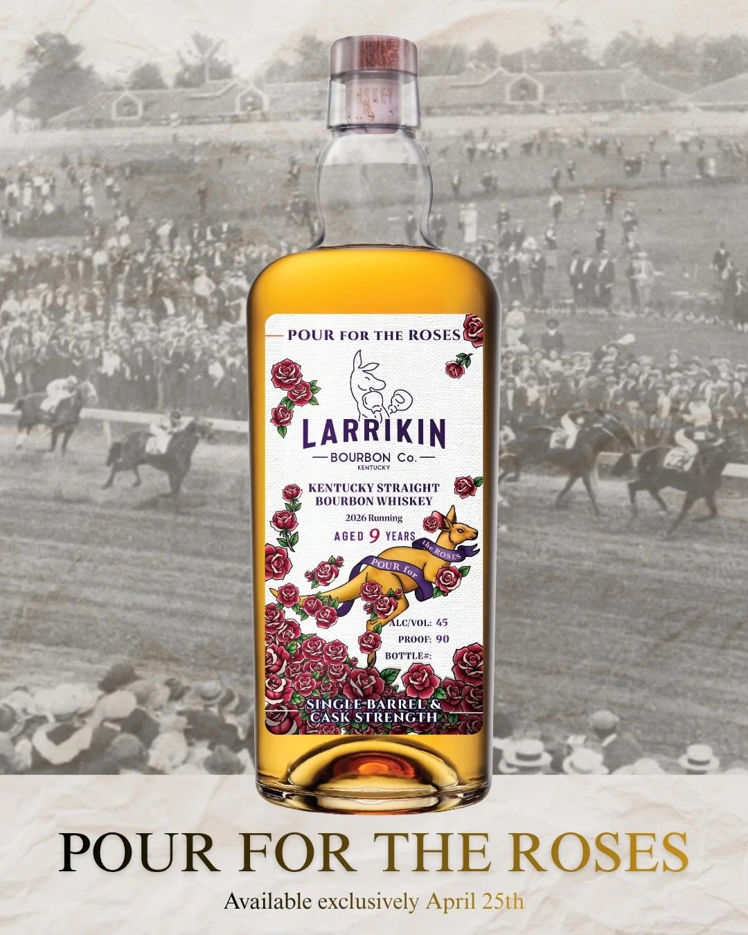 Meet Pour for the Roses. 
9 years old, single barrel, and ready to run.

Now we&rsquo;re celebrating the only way we know how:
Bourbon. Dogs. Hats. Chaos. 

TOAST TO THE TRACK on April 25

🐾 Wiener dog races
👒 Derby hat bar
🎶 Live music
🐶 On site