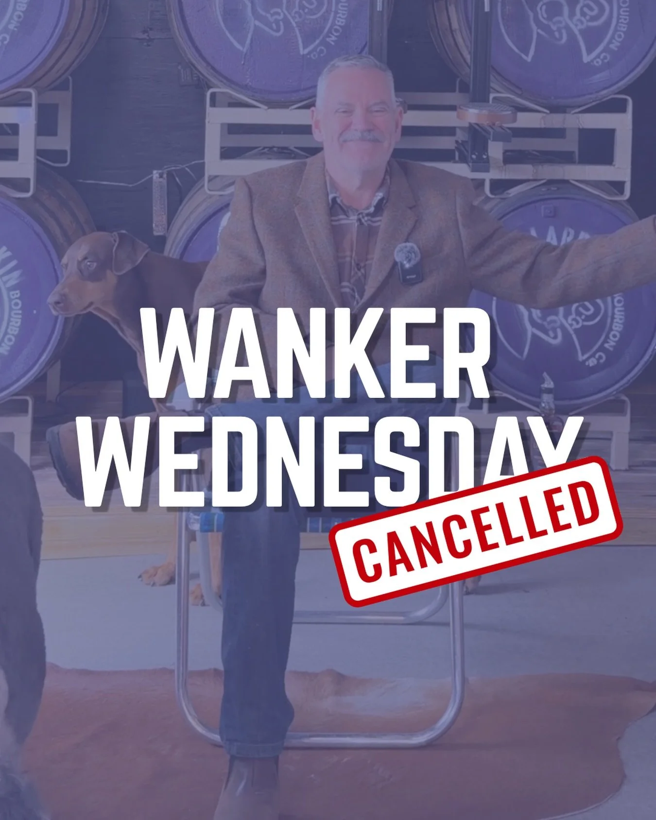 We&rsquo;ve made the difficult decision to cancel Wanker Wednesdays.
The hate comments have just been&hellip; too much.

We came here to share bourbon, not be called &lsquo;mid&rsquo; by a bloke named Chad.

Please respect our privacy during this inc