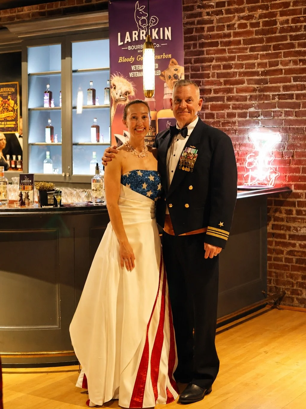 We had such a great time at @frazierhistorymuseum Night at the Frazier Gala, celebrating America turning 250 Friday night. Safe to say, baby martinis were a hit too! 🕺💃