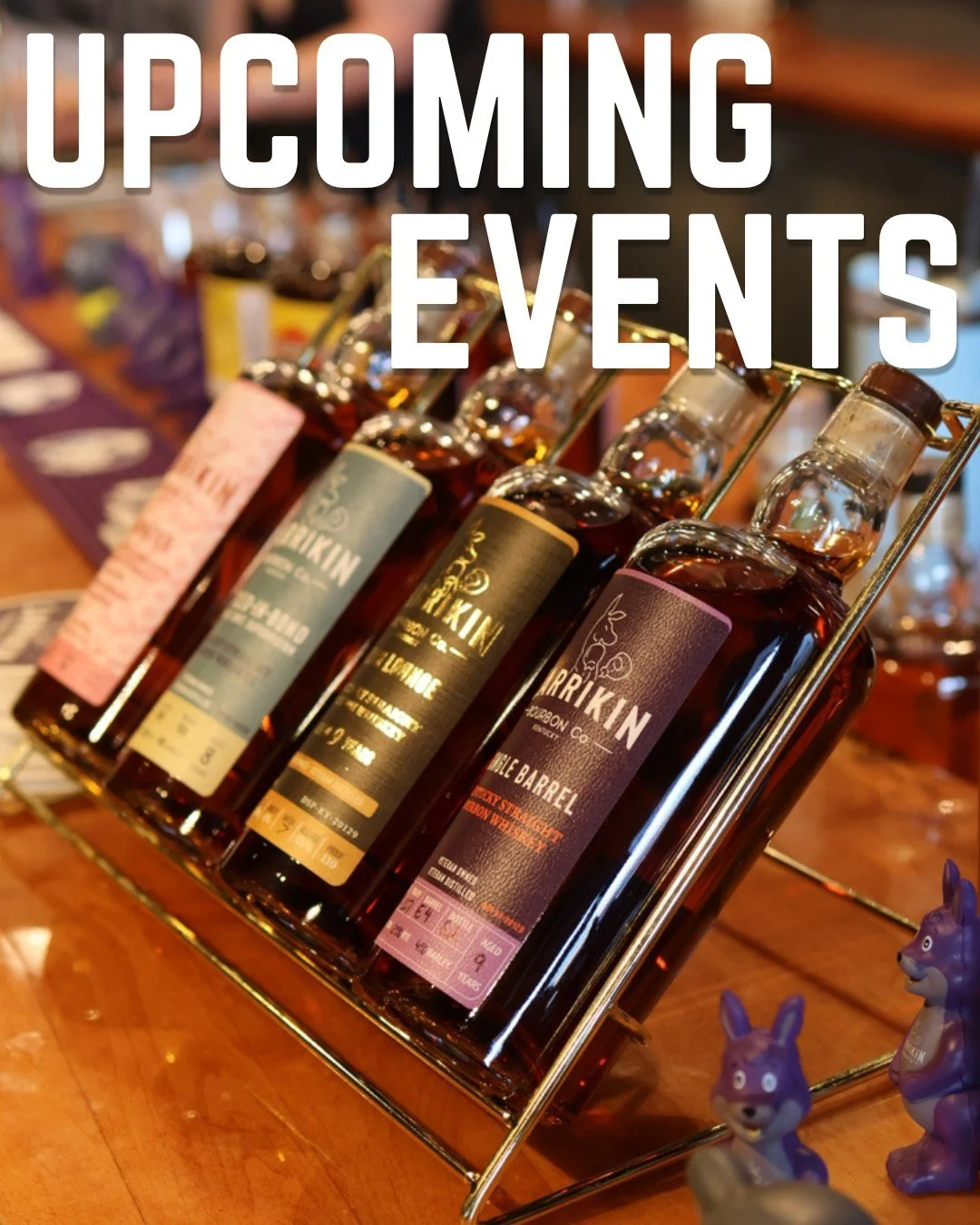 Here, there, and everywhere! Greg has taken off to Wisconsin while we are holding down the fort in Kentucky. Swing by any of these locations to meet and greet a Larrikin 🥃