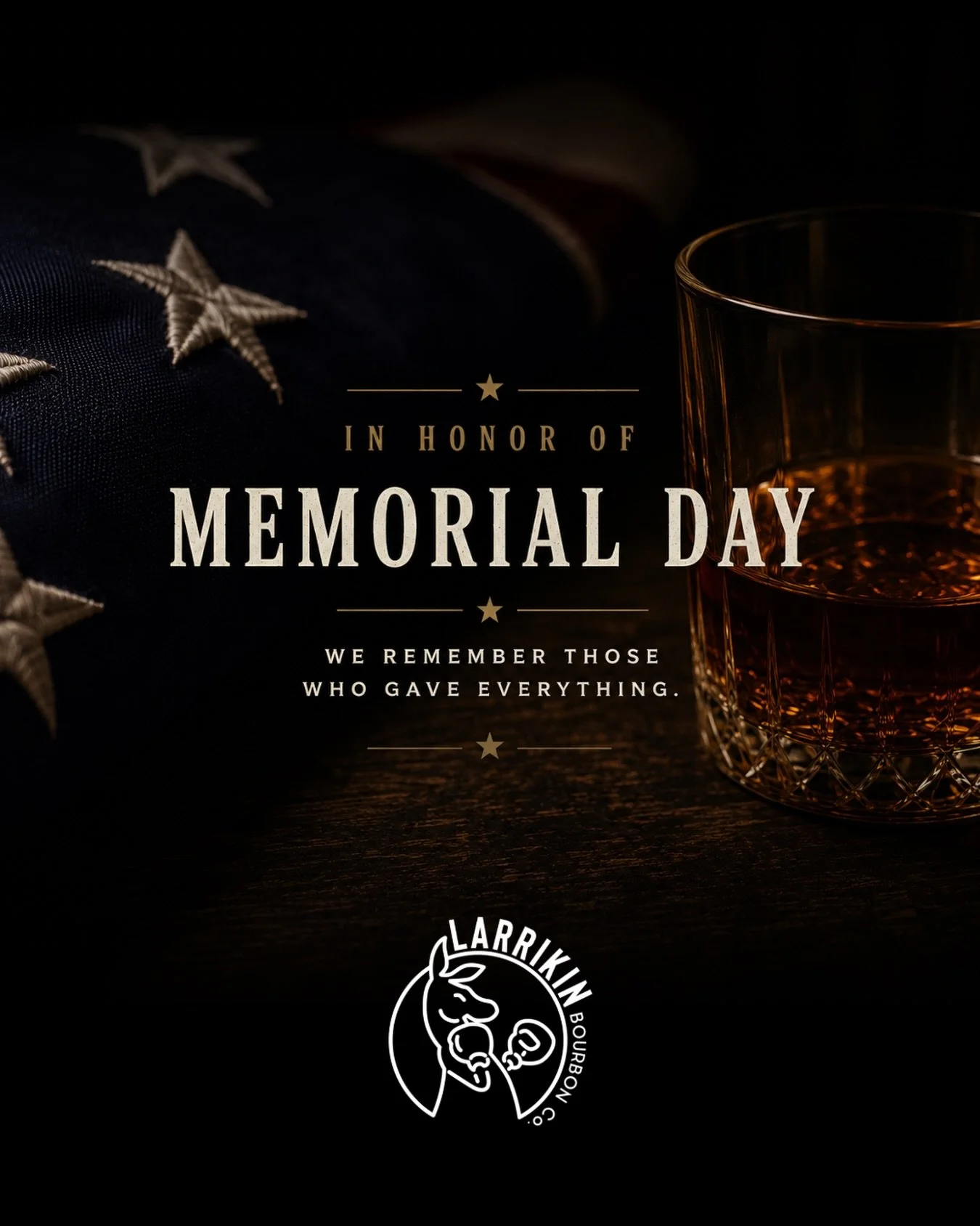 A quiet toast to the brave souls whose sacrifice made our freedom possible. #MemorialDay