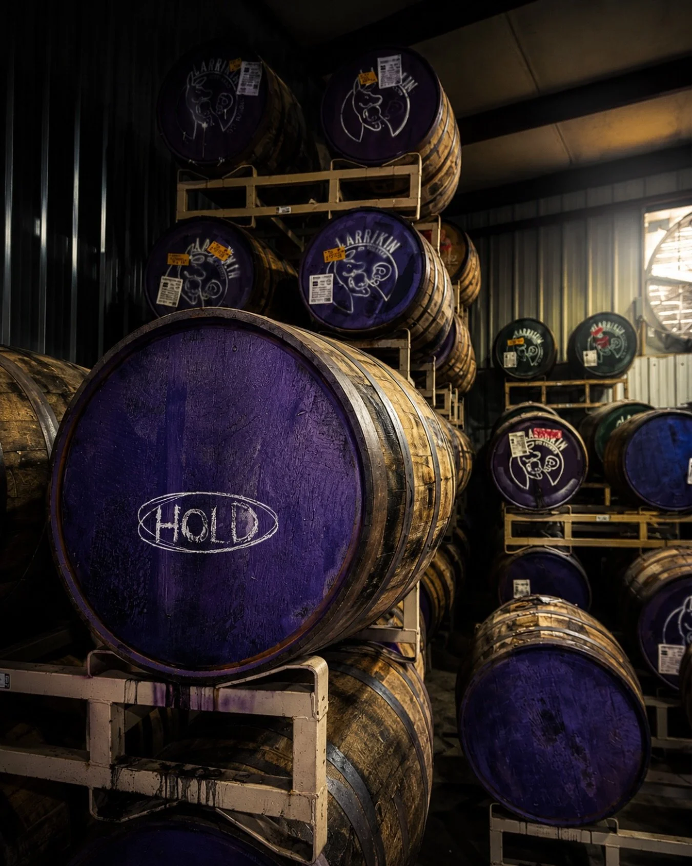 There may or may not be a reason we&rsquo;re playing no touchy with this barrel 👀 Best guess wins bragging rights
