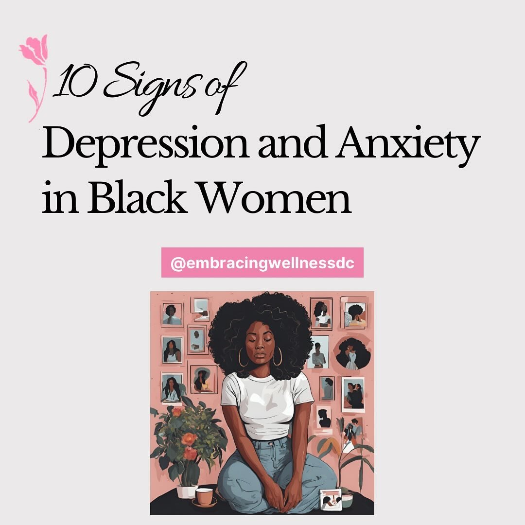 Black women often experience high functioning depression and anxiety, navigating mental health struggles while continuing to fulfill obligations and expectations. 
⁣
If you&rsquo;re feeling overwhelmed, you&rsquo;re not alone. It&rsquo;s okay to seek