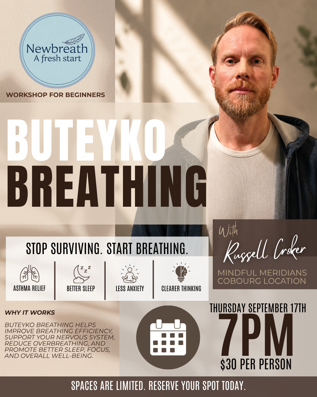 BUTEYKO BREATHING Beginners workshop