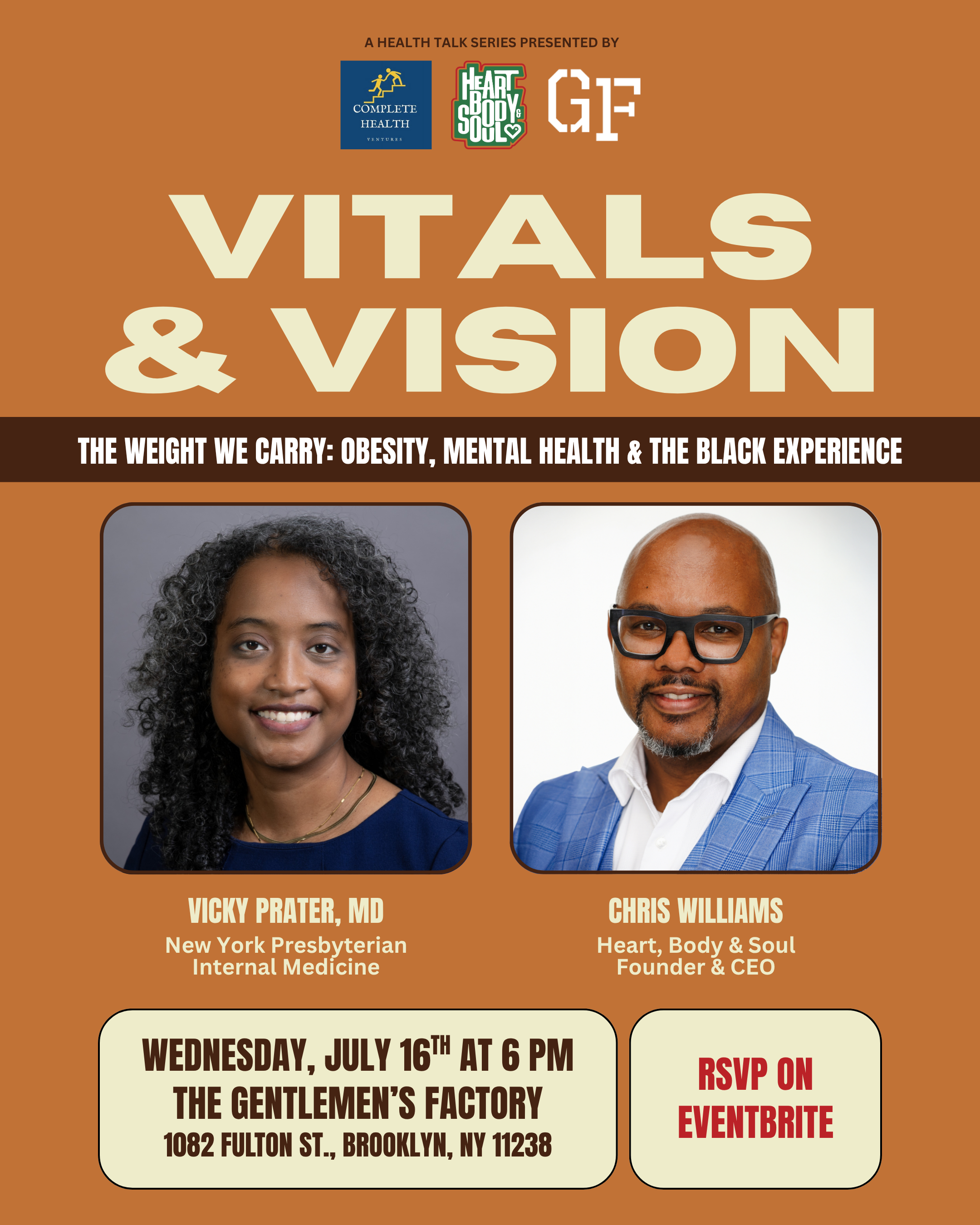 Vitals & Visions: The Weight We Carry