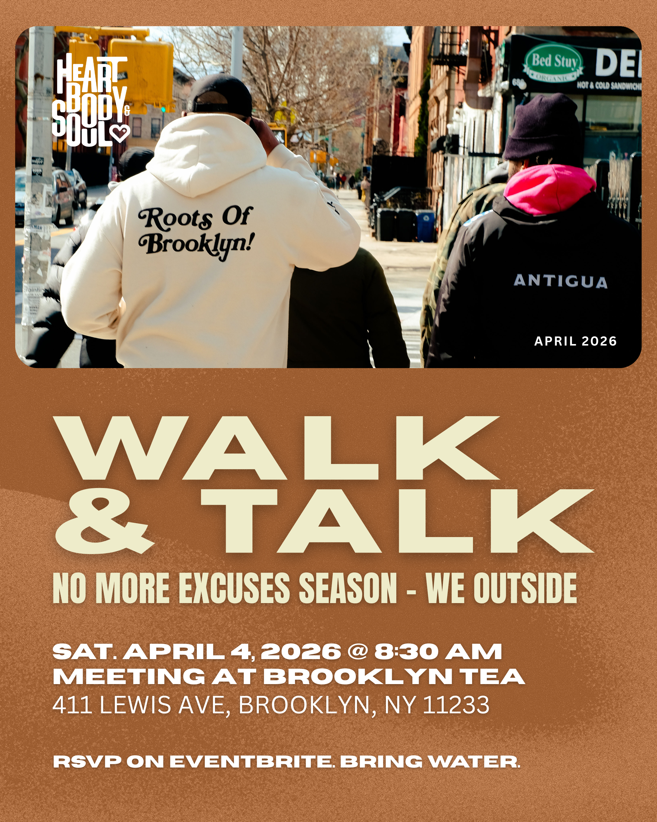 Walk &amp; Talk: April 2026