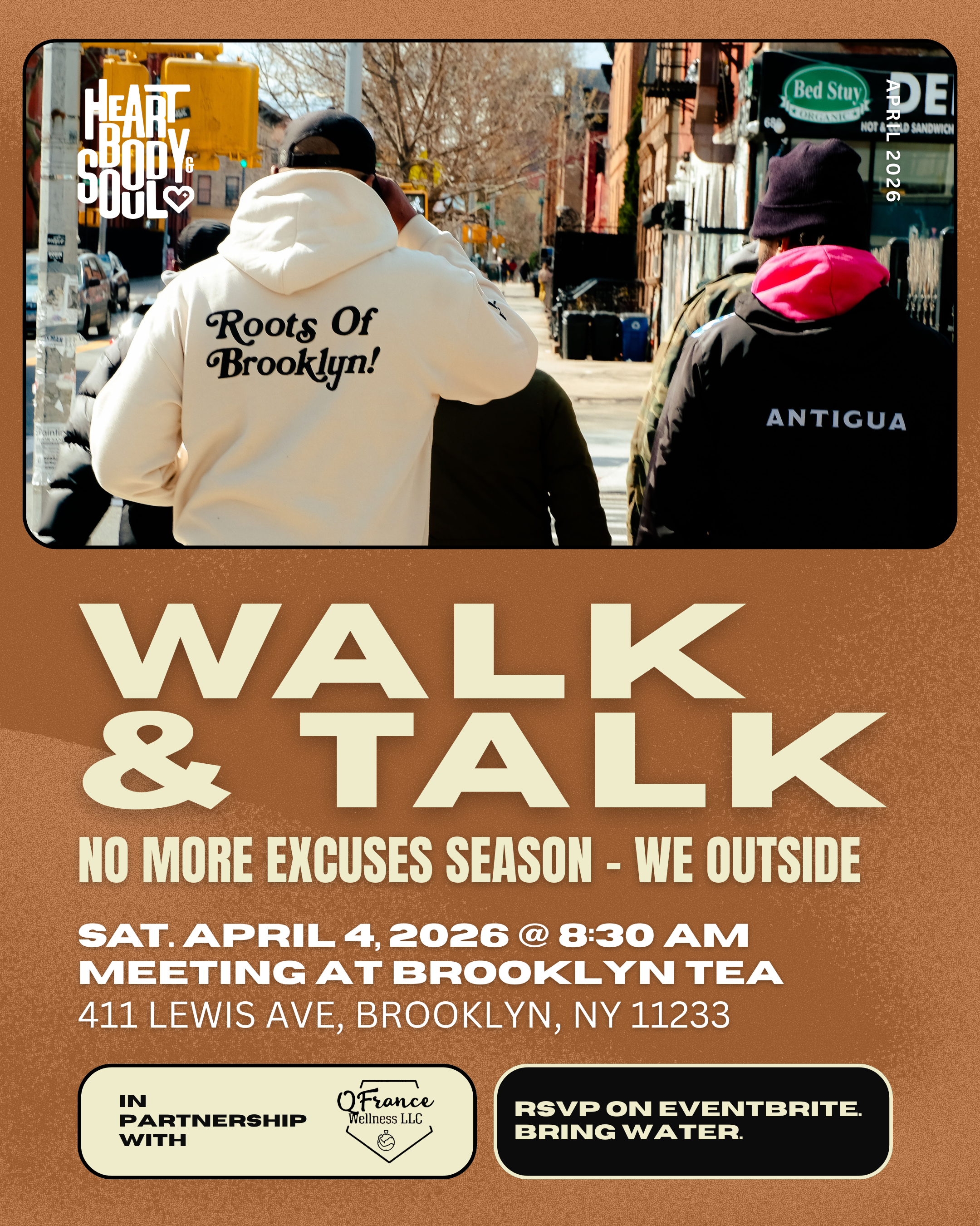 Walk &amp; Talk: April 2026