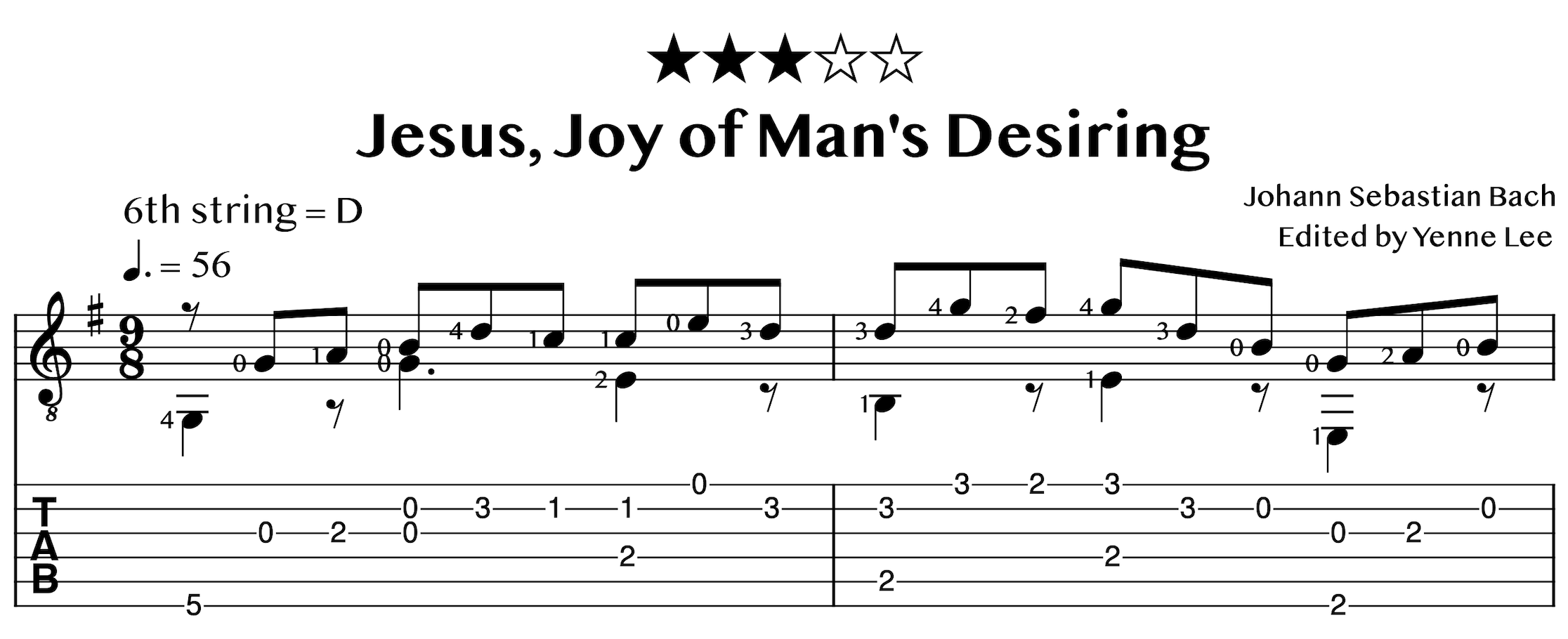Jesus Joy of Man's Desiring - Intermediate Solo