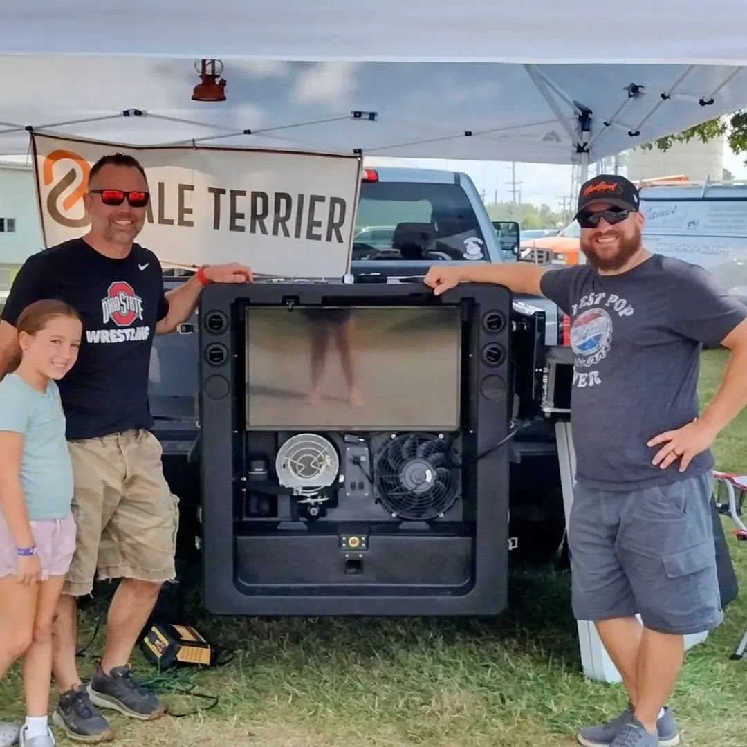 Congratulations to Steve from Elyria on the purchase of your new Tailgate Entertainment Center (TEC)! Lorain County Fair #tailgateparty #campinglife #tailgaters #camping #campinggear #campinginnovation