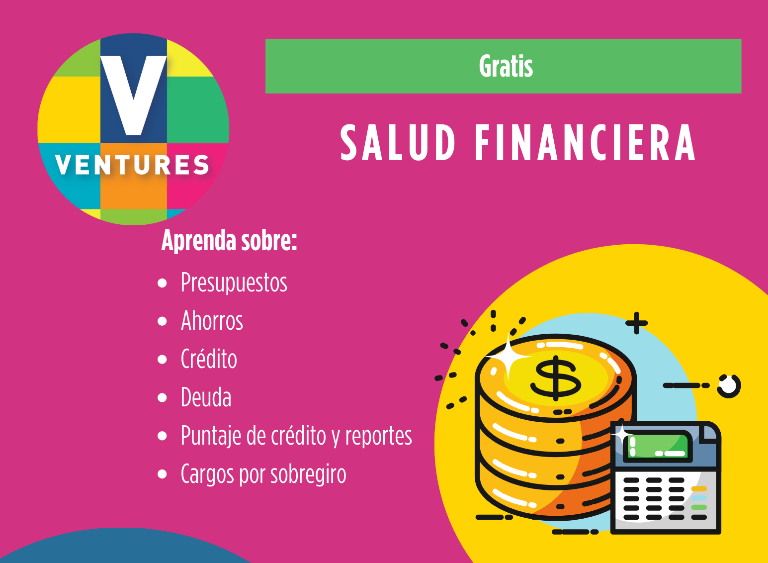 Taller de Salud Financiera en linea *Español/Spanish