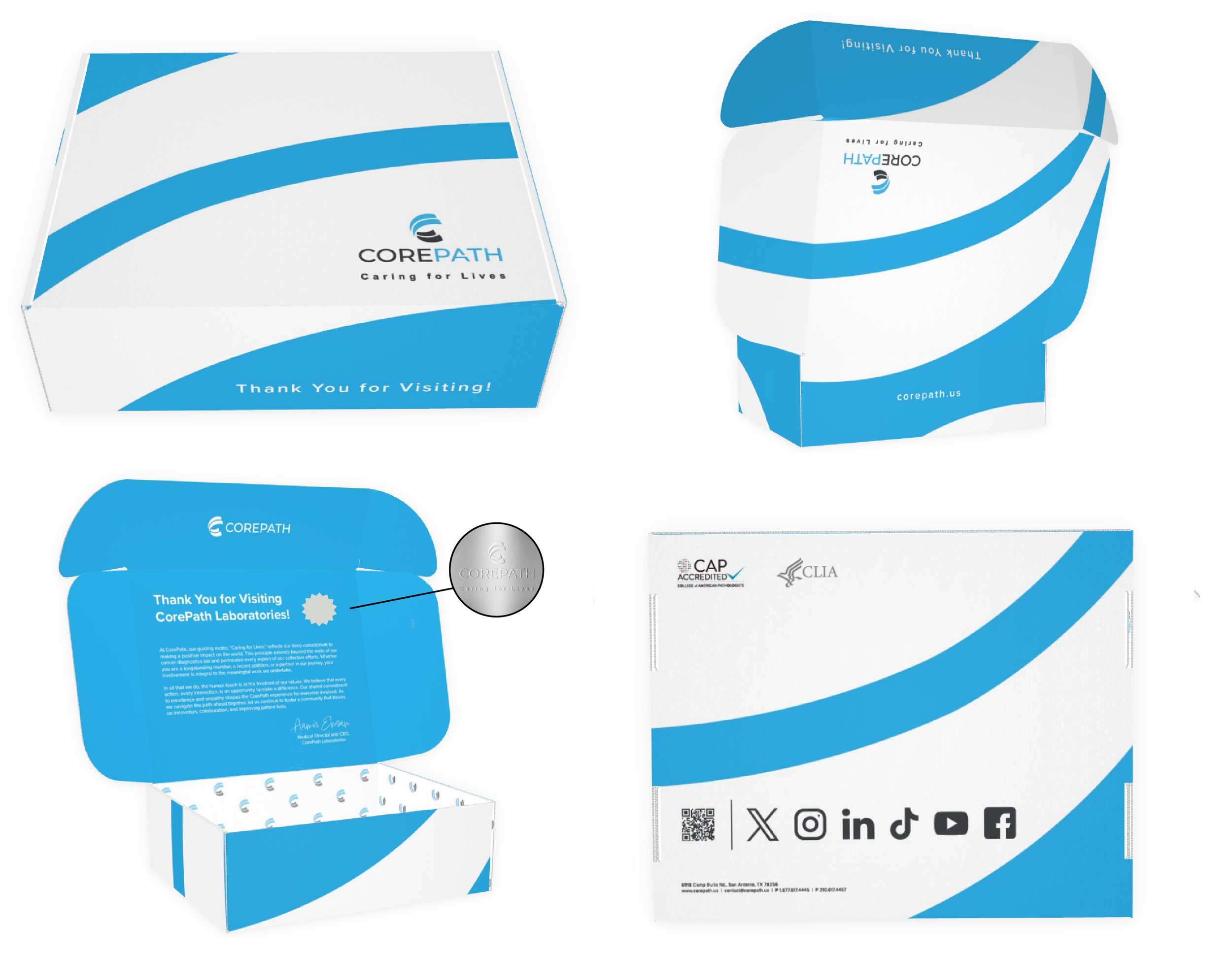 Digital Proof of The Visitor Welcome Box