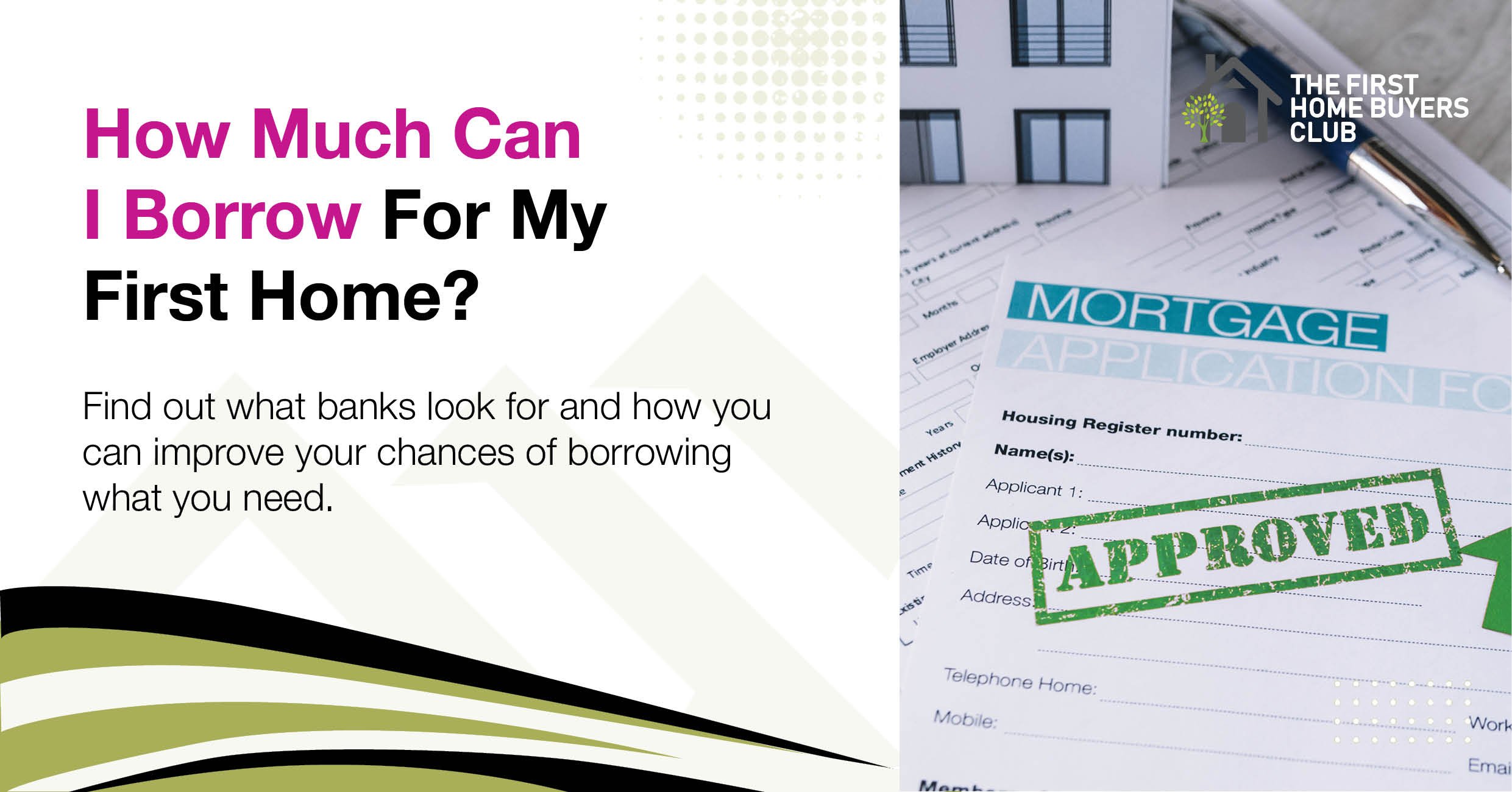 How Much Can I Borrow For My First Home?