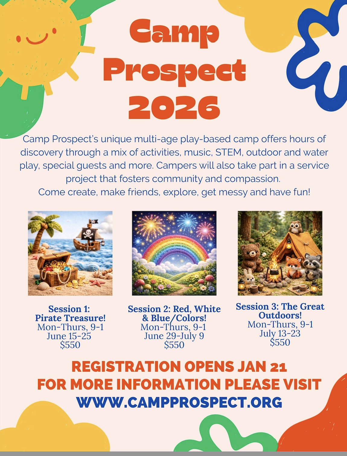 Registration Opens: Camp Prospect 2026
