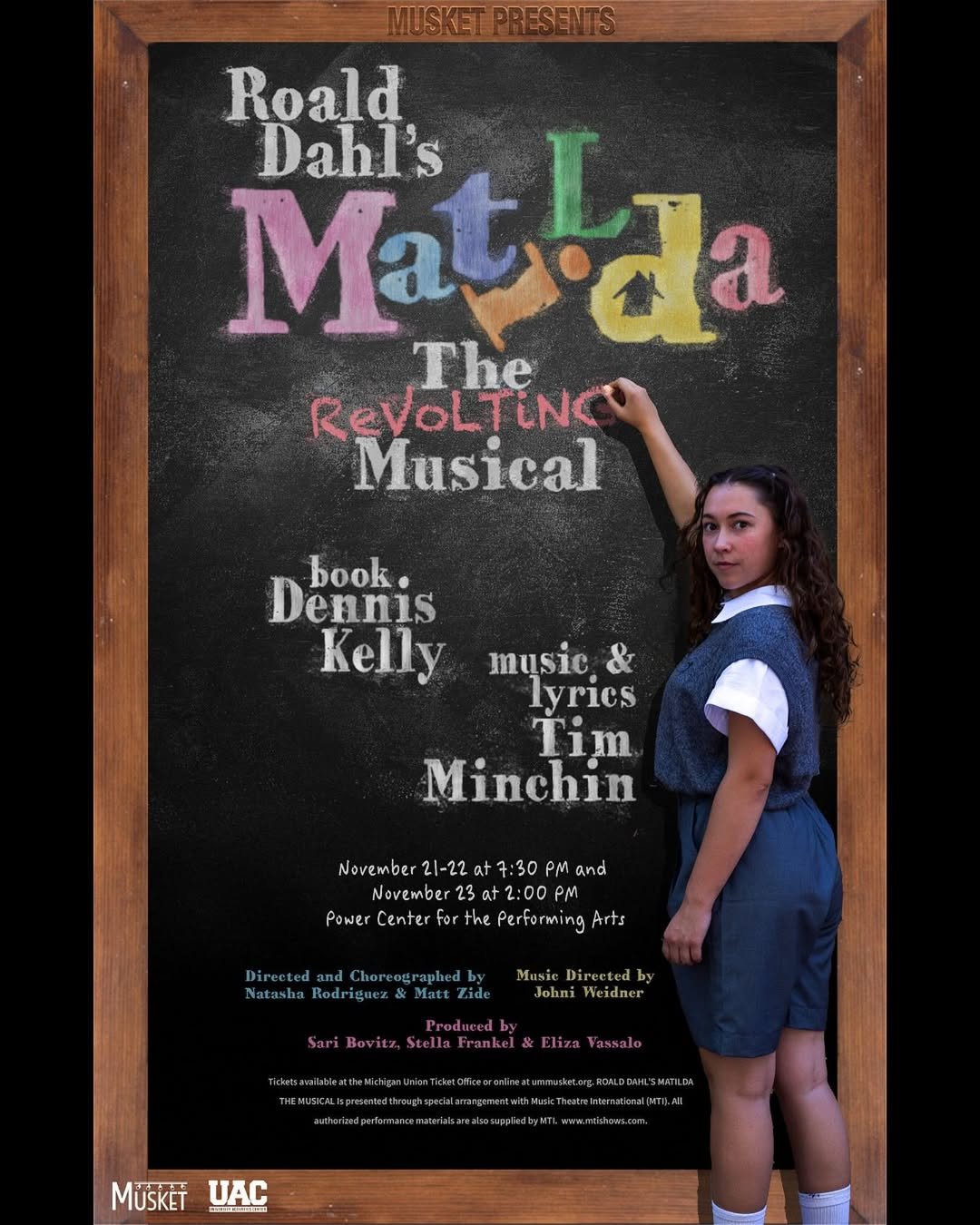 Matilda, presented by MUSKET