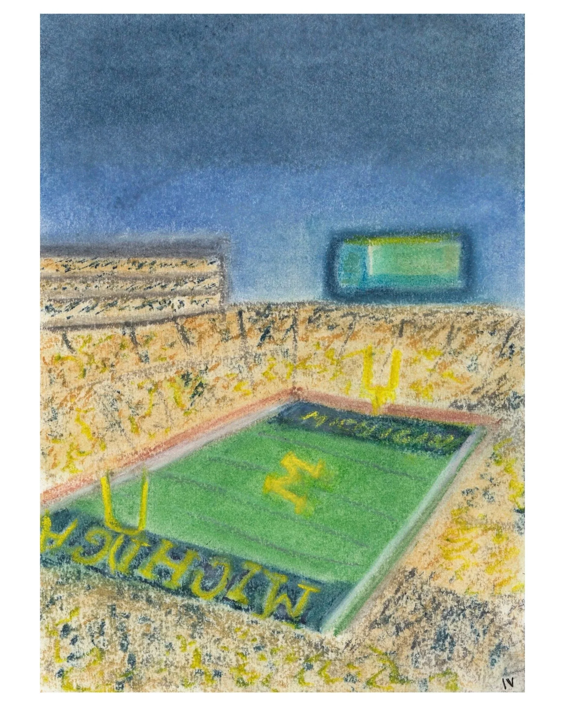 A Night Game at The Big House, by Isha Ventkatesh