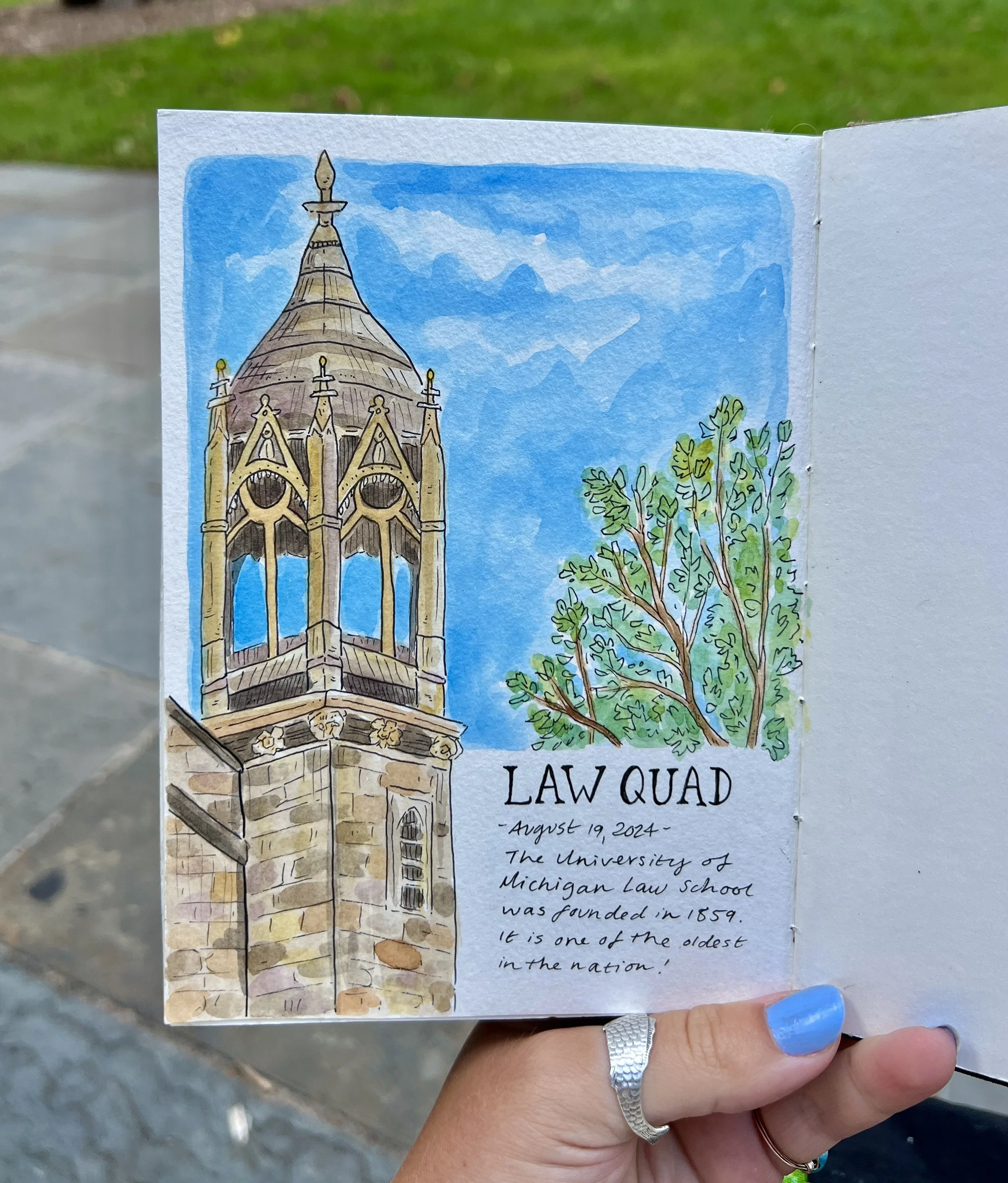 “Law Quad” by Emma Ostermeyer