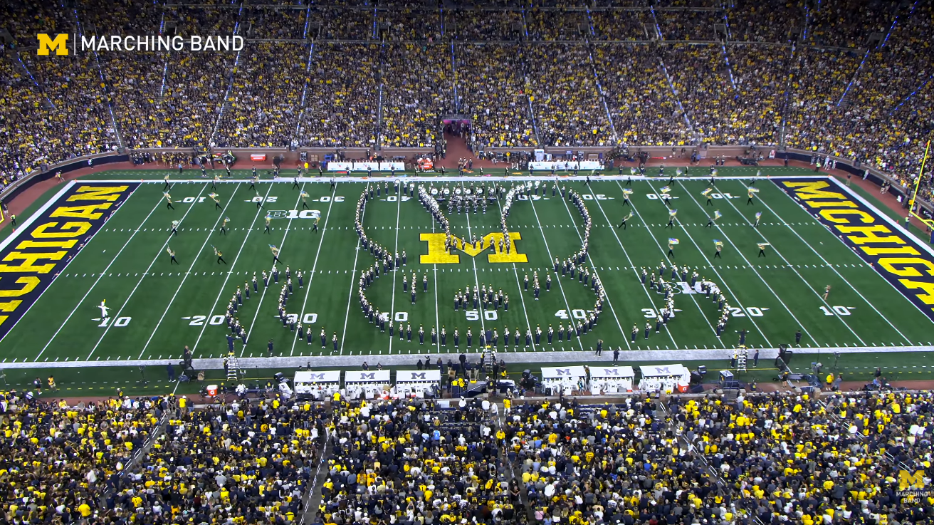 The Michigan Marching Band Kicks Off the Football Season with Latin Dance Mix