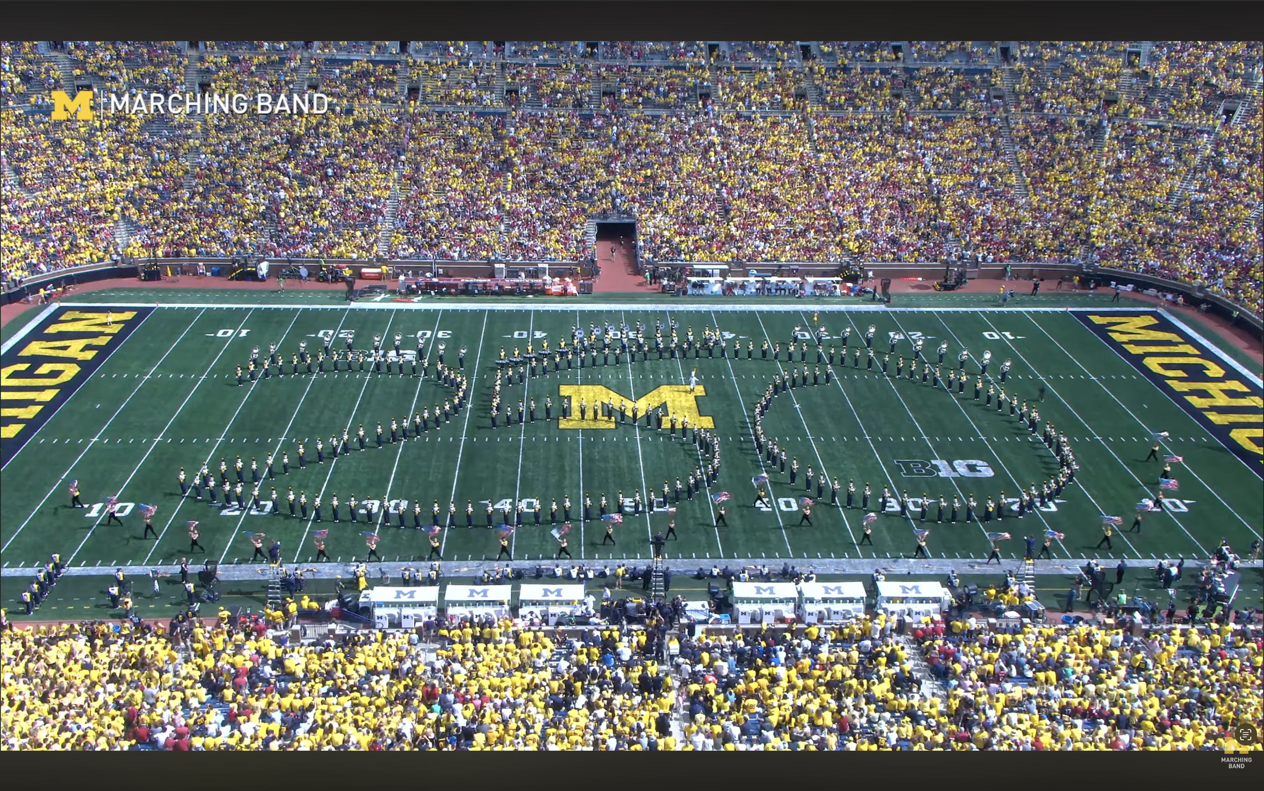 “An American Montage” by the University of Michigan Marching Band