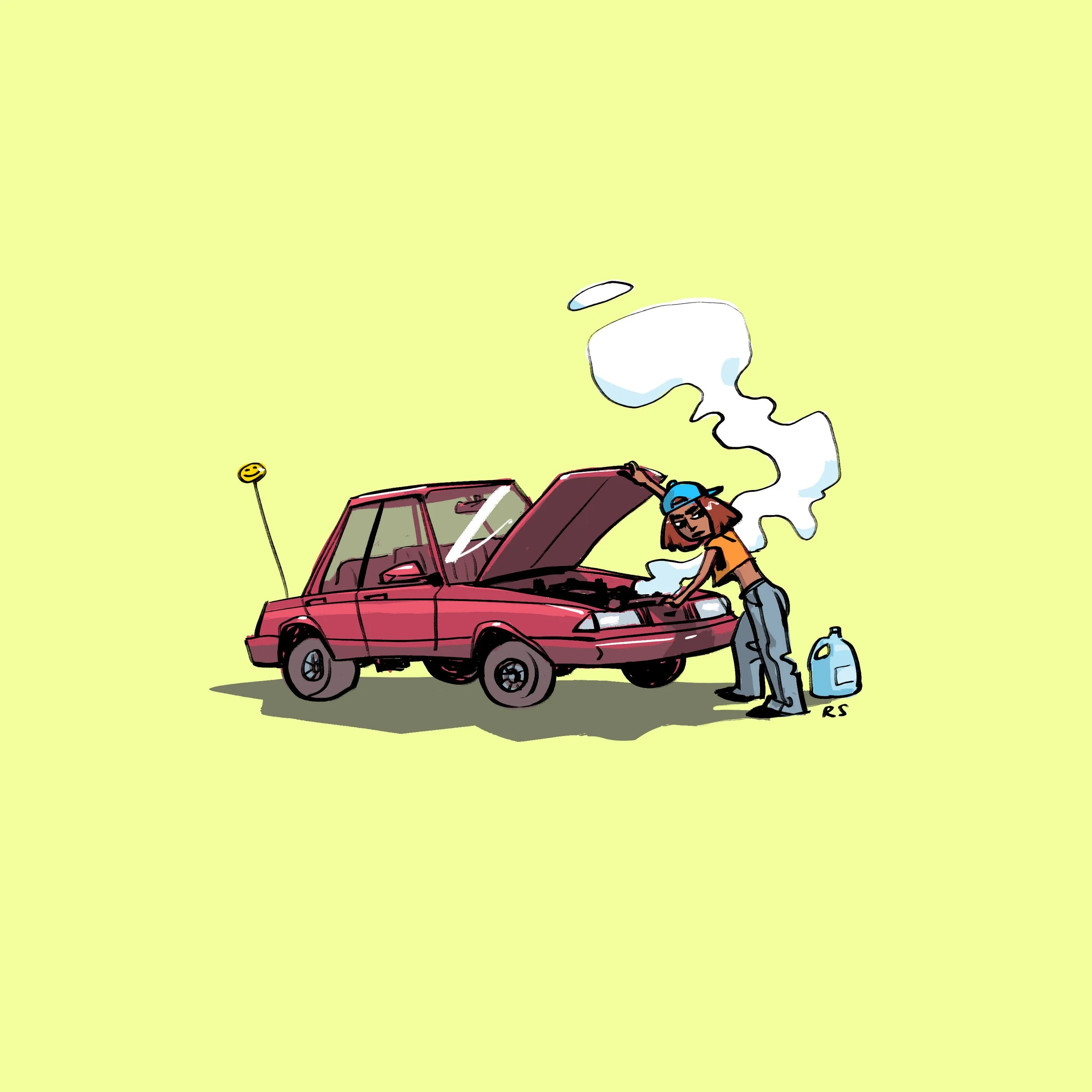 “first car” by Rachel Seeger