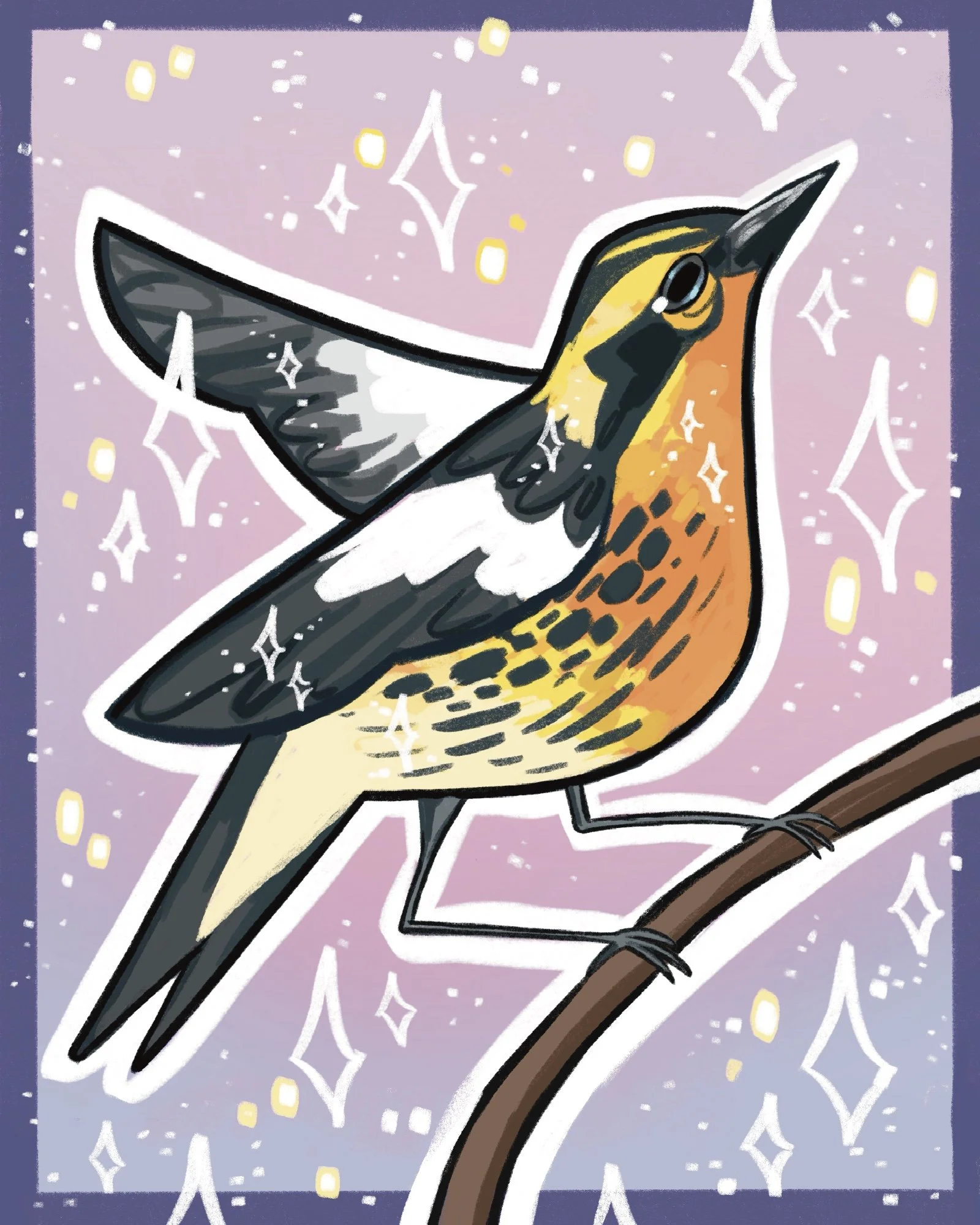 Nurturing Natives- Blackburnian Warbler