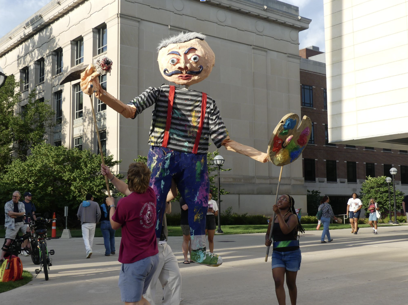 a giant puppet