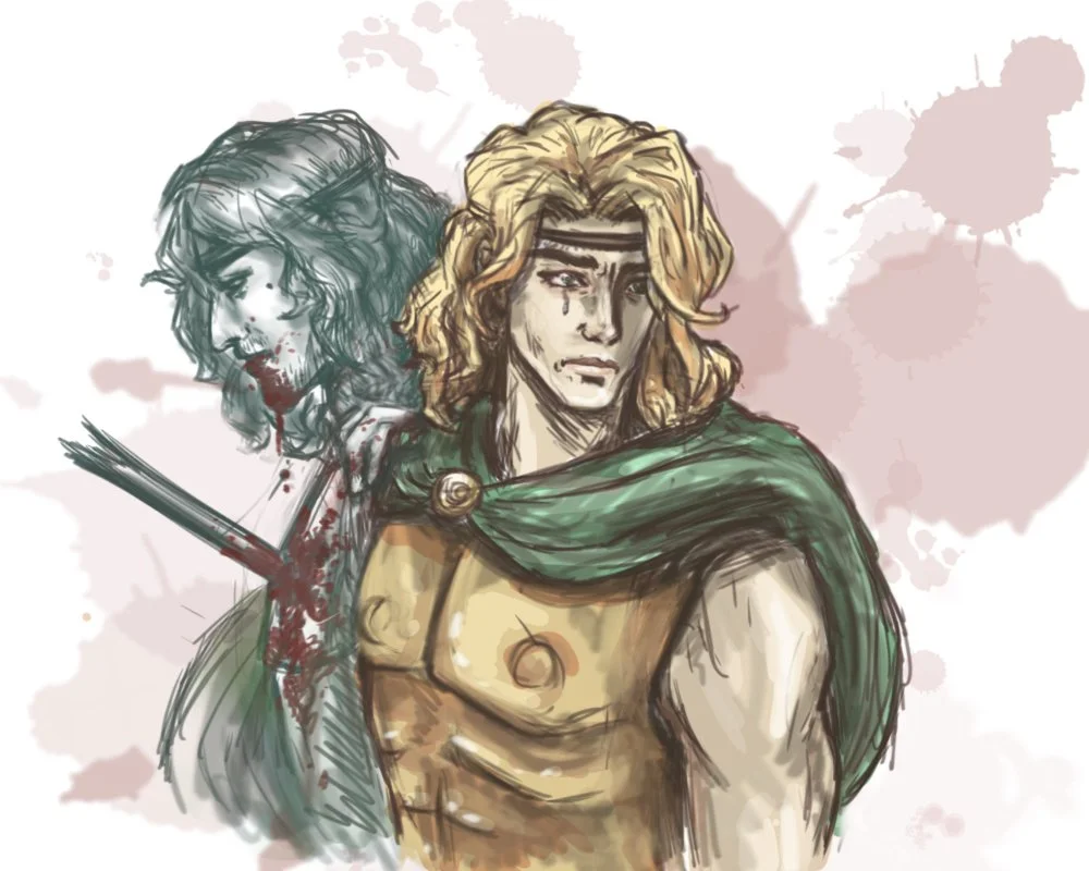 DRAGON COVE OF MYTHS, LEGENDS, AND STORIES: The Tragedy of Achilles and Patroclus, Confronting Grief and the Denial of Historically Queer Representation 🏹