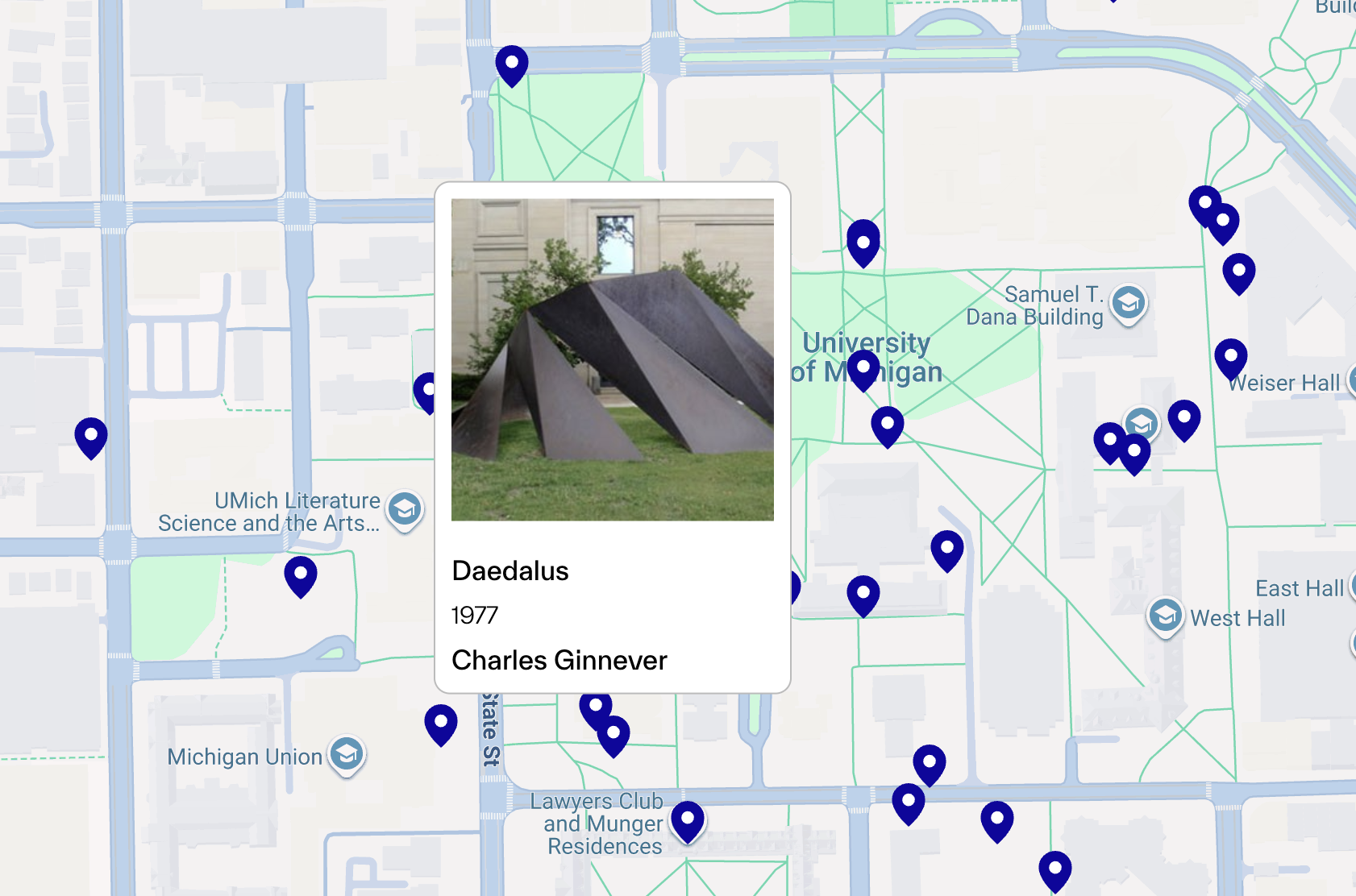 Public Art map