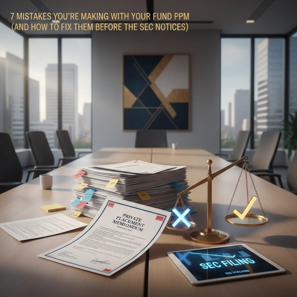 7 Mistakes You're Making with Your Fund PPM &amp; How to Fix Them Before the SEC Notices)
