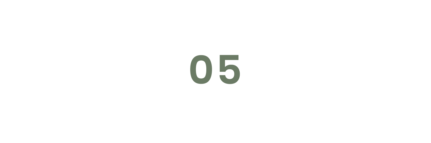 Simple digital countdown timer set to 05 seconds