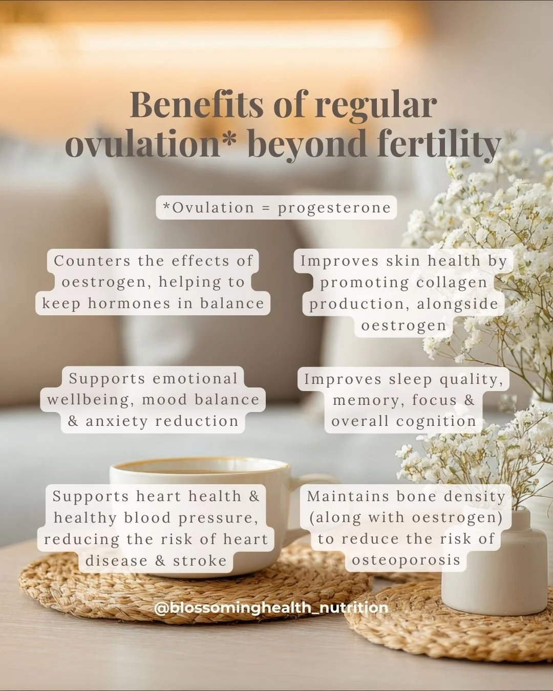 Did you know ovulation isn&rsquo;t just about getting pregnant? 

Each month, one ovary releases a mature egg during ovulation. Afterward, your body forms the corpus luteum (where the luteal phase gets its name, in case you were wondering!), which pr