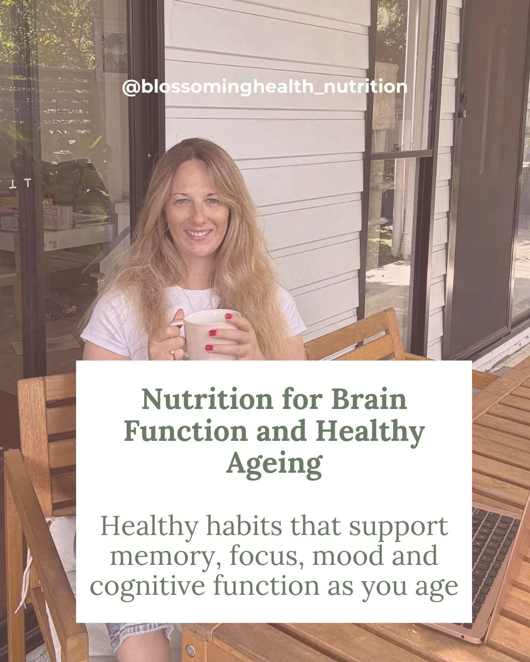Brain Health Isn&rsquo;t Just About Memory 🧠 

Healthy cognitive ageing is influenced by what we eat, how we sleep, move, manage stress and support our nervous system.

Some key brain-supportive nutrients include:
🌿 Omega-3 fats &rarr; support brai