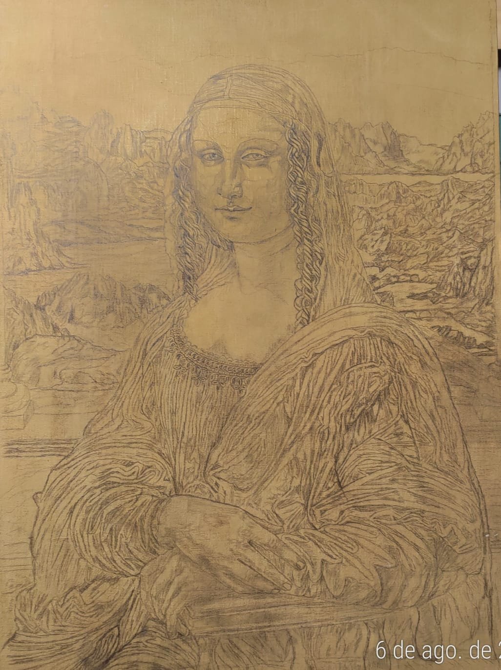 Apoiador Cultural  Obra: Releitura de Mona Lisa