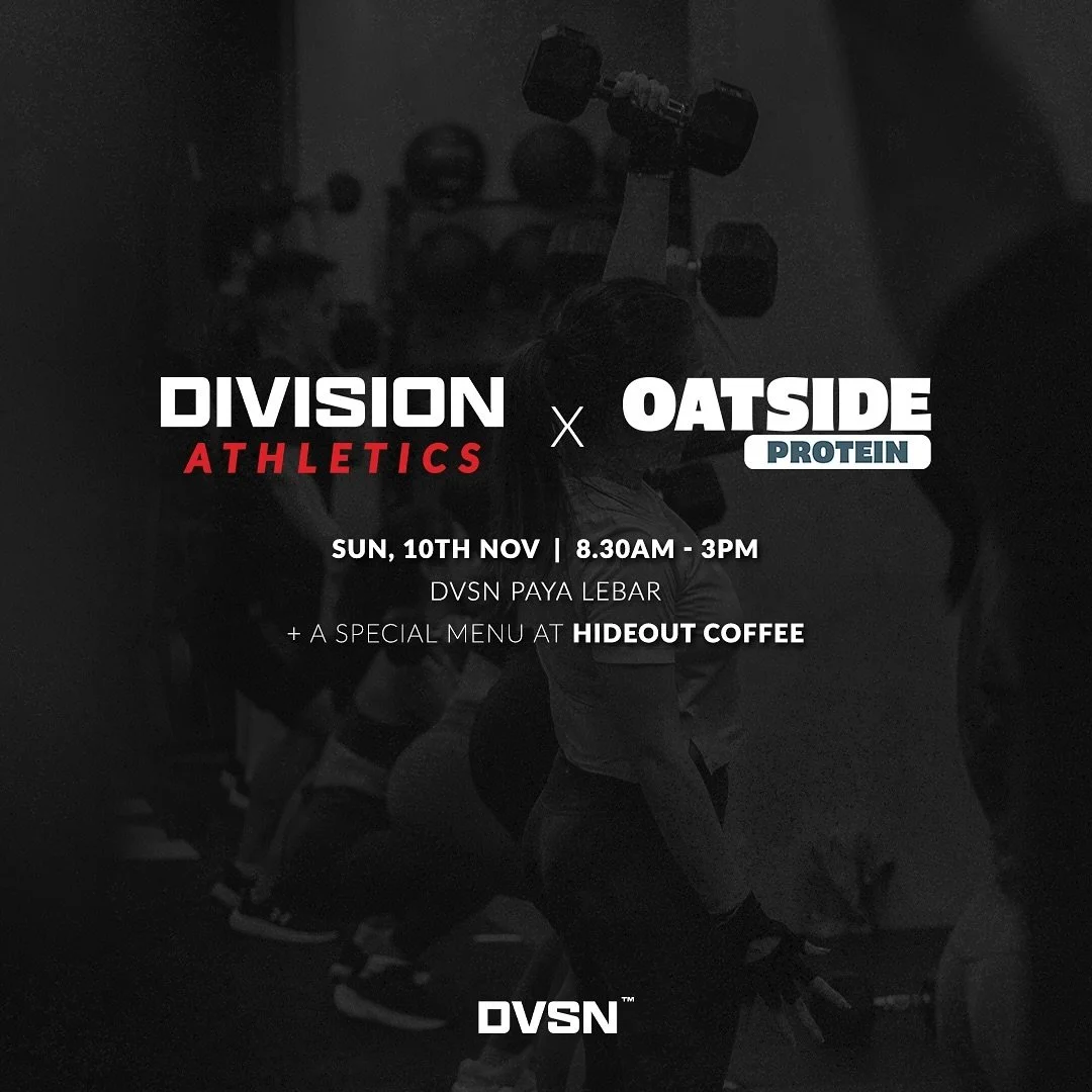 OATSIDE x DVSN: OATSIDE PROTEIN LAUNCH PARTY
@oatside is launching their new protein m*lk. 
And we want you as part of the celebrations at DVSN PAYA LEBAR. 

Join us at the DVSN PAYA LEBAR community space on Sunday 10th November for the first taste o