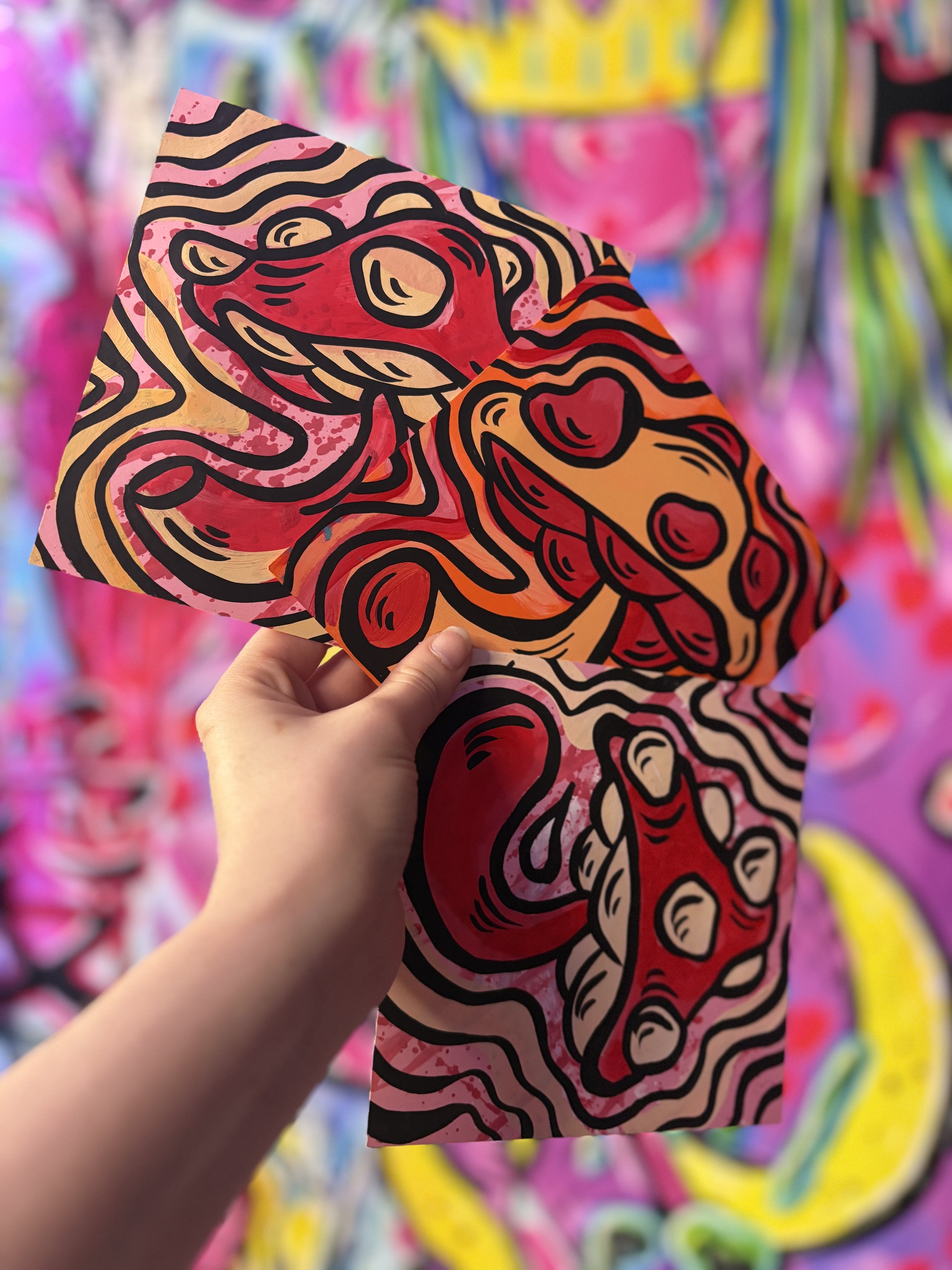 7x7’ mushroom Poster set