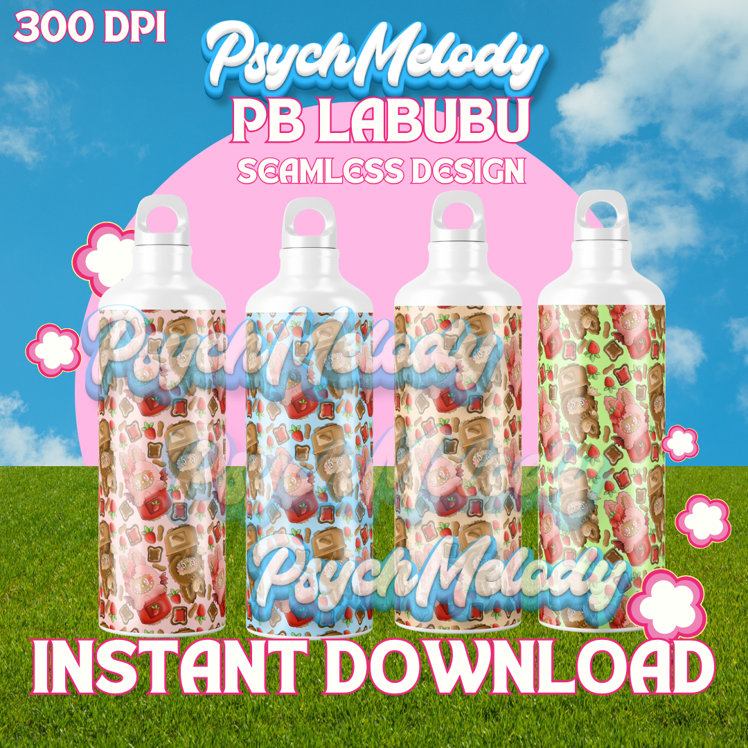 Labubu PB&J Seamless Design