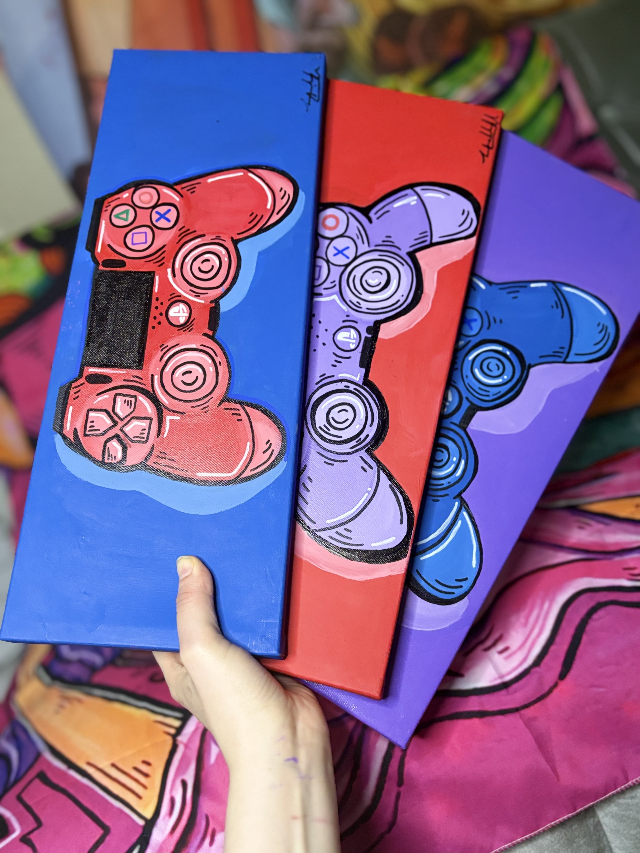 5x16’ PS4 controller canvas set