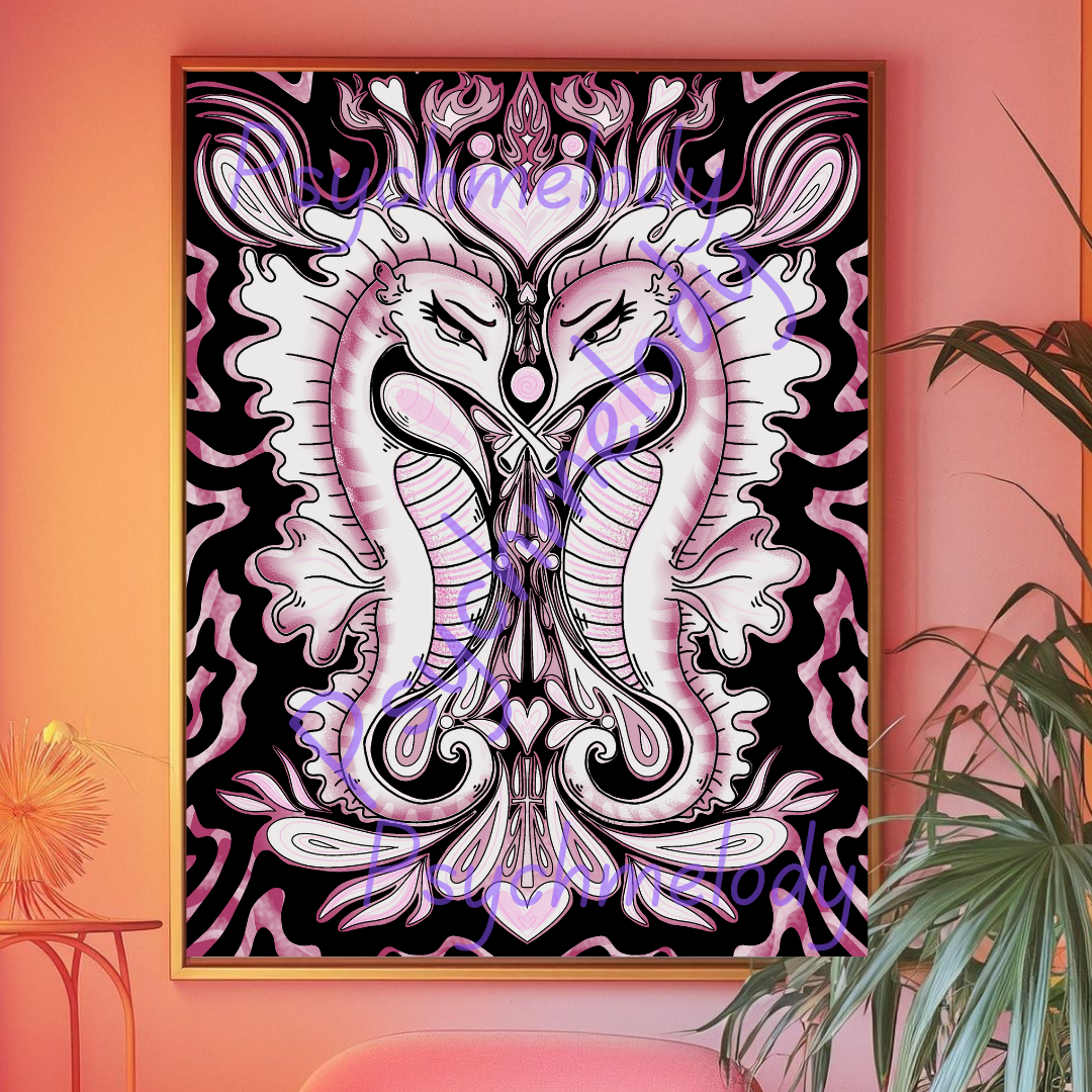 12x16’ Seahorse Canvas Posters