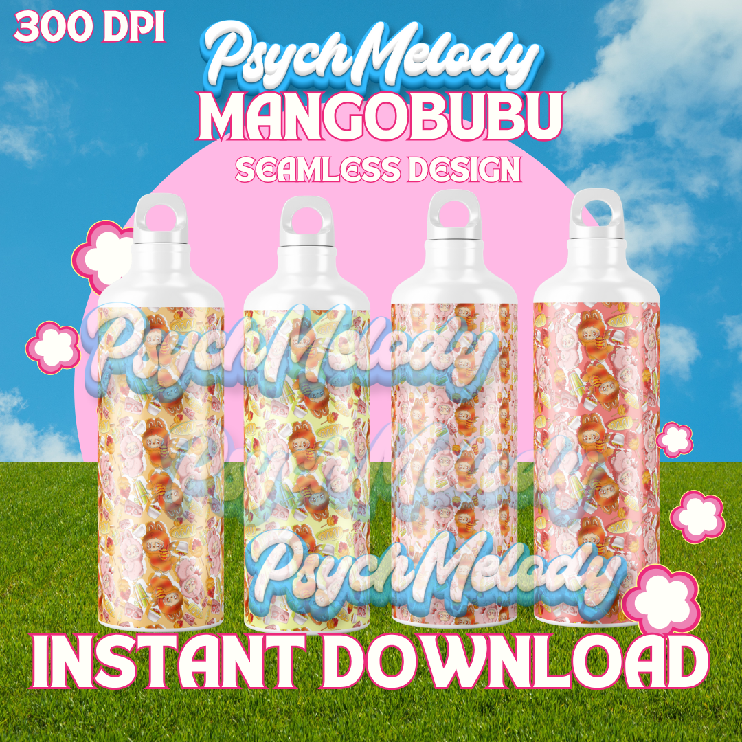 Labubu Mangonada seamless