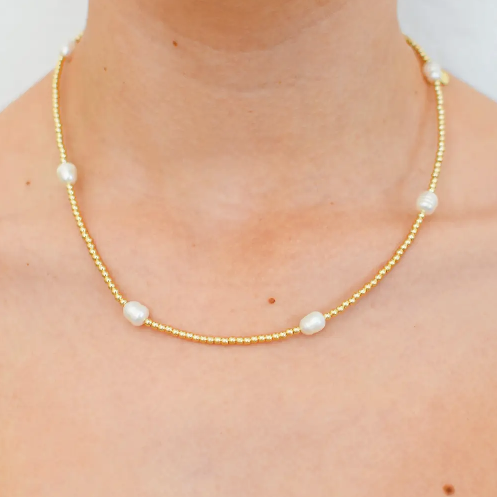 Pearl Coker Necklace