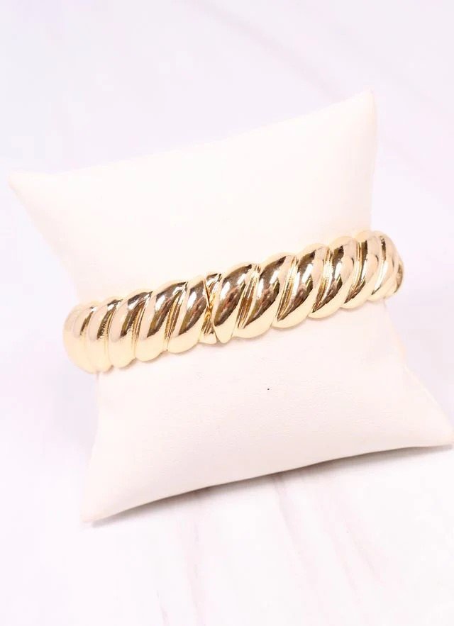 Gilliard Twisted Stretch Bracelet GOLD
