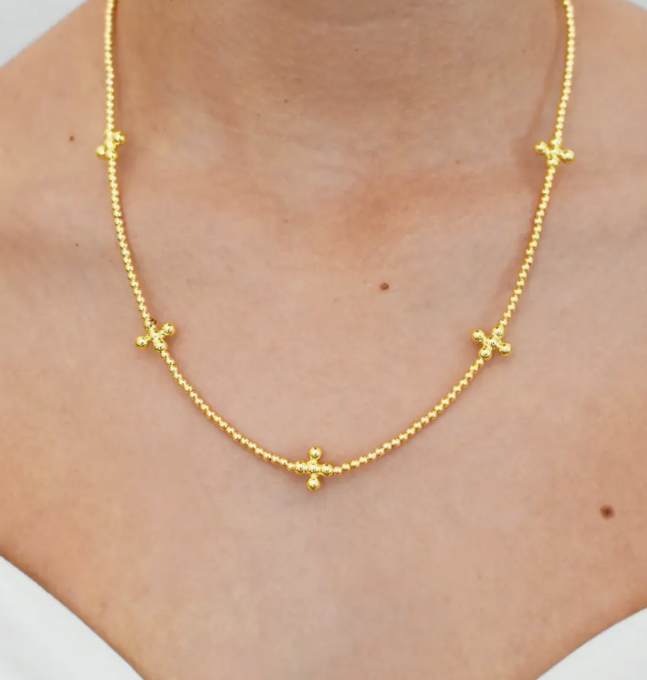 Golden Cross Necklace