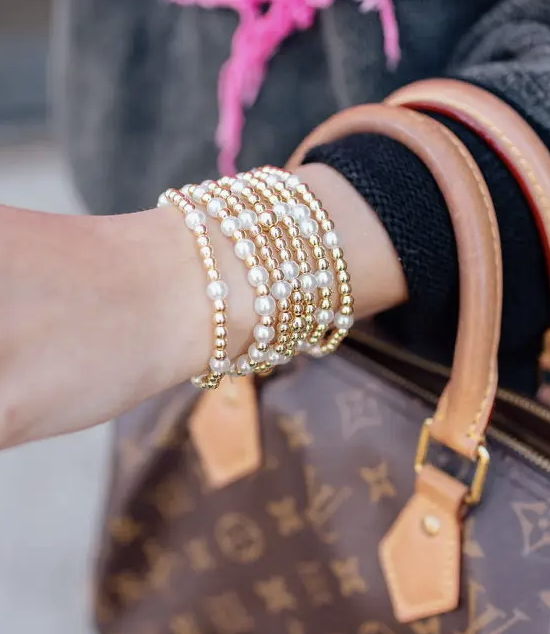 Golden Pearl Bracelet