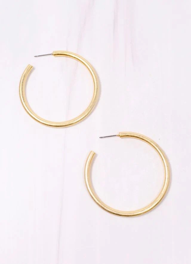 Marcia Hoop Earring GOLD