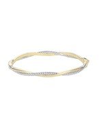 Tippy- Two Tone Twist Cable Bracelet