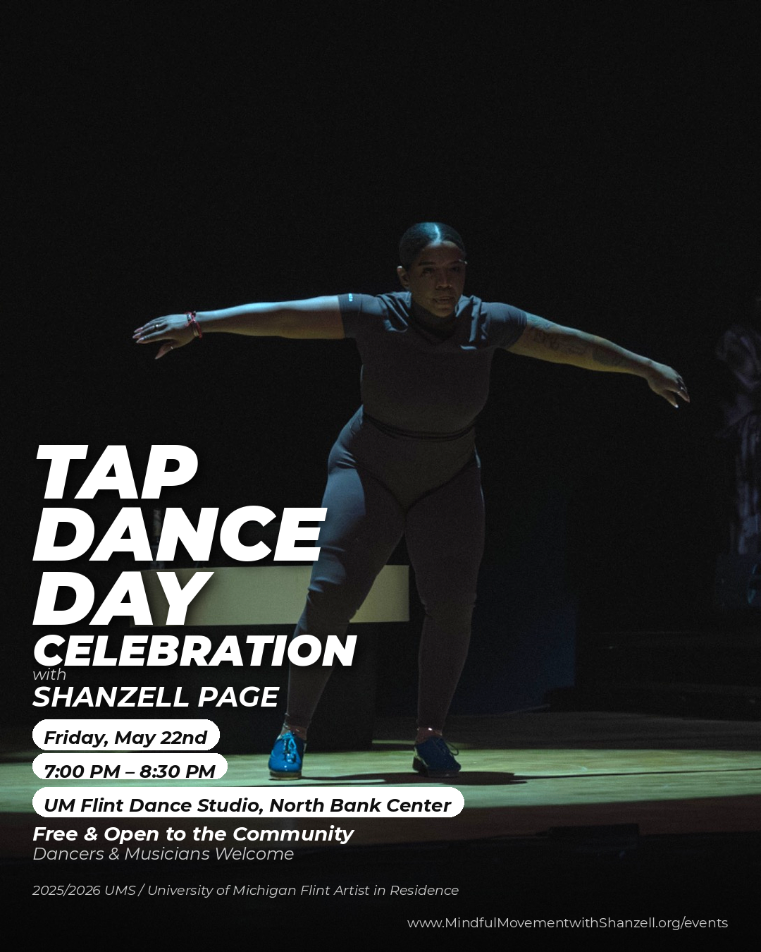Tap Dance Day Celebration with Shanzell Page