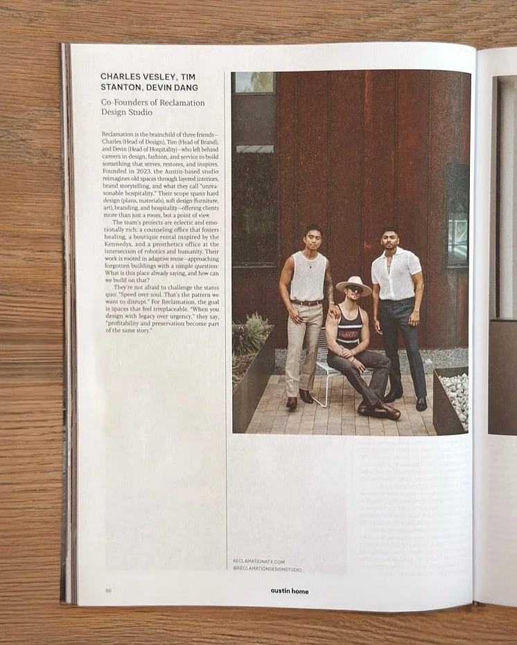 With gratitude, we&rsquo;re proud to announce our feature in Austin Home&rsquo;s inaugural 2025 Rising Stars list!

People say don&rsquo;t do business with friends or family but we couldn&rsquo;t disagree more. What started as friendship has turned i